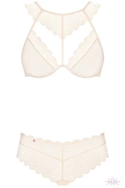 Obsessive Pearl Halter Neck Lace 2 Piece Set 13 Obsessive Pearl Halter Neck Lace 2 Piece Set -Sexy Lingerie Shop Mayfair Stockingsobsessive 857 set 2 packshot 16