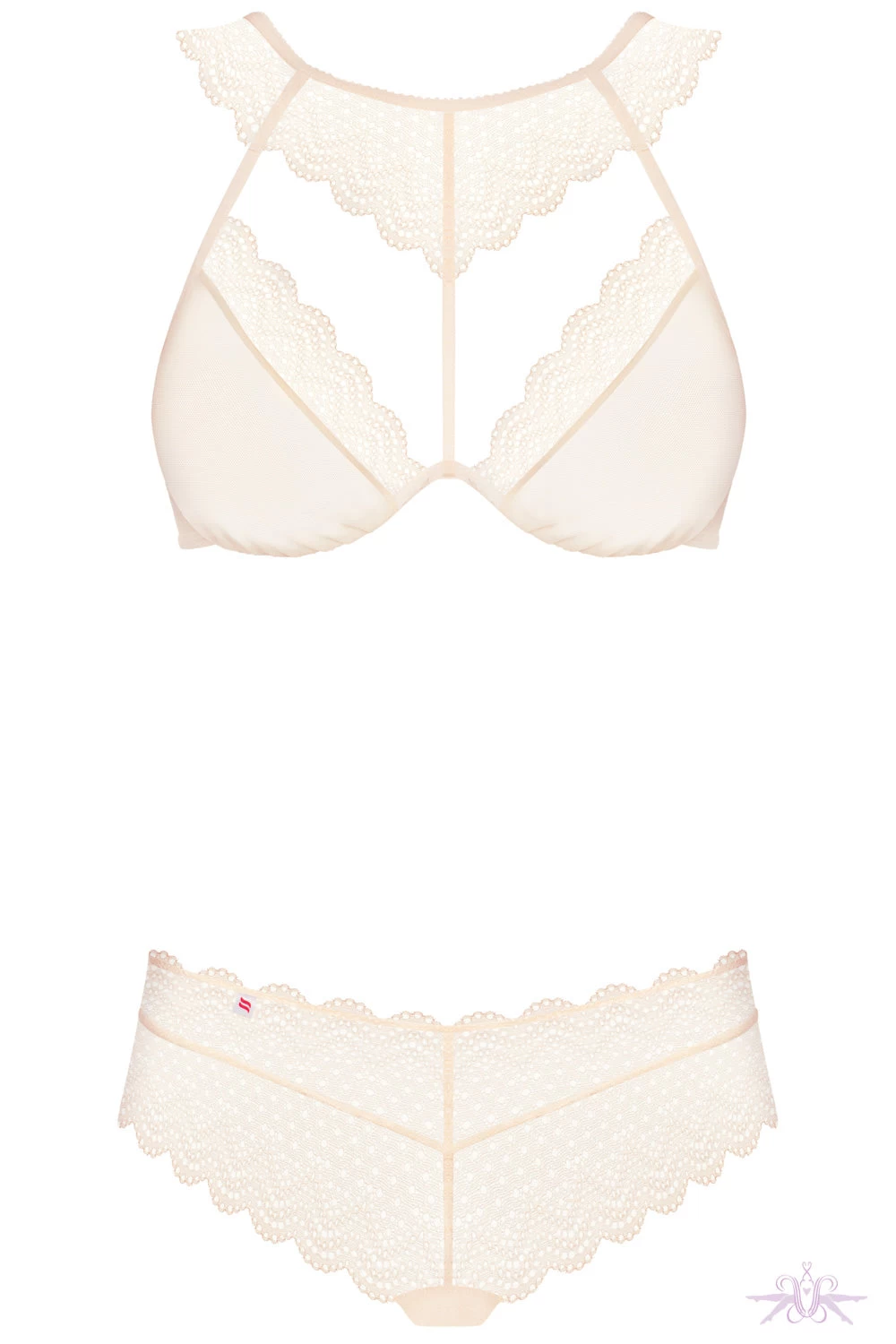 Obsessive Pearl Halter Neck Lace 2 Piece Set 7 Obsessive Pearl Halter Neck Lace 2 Piece Set - Image 5