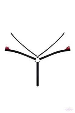 Obsessive Mettia Red Thong -Sexy Lingerie Shop Mayfair Stockingsobsessive mettia thong back packshot 2 46