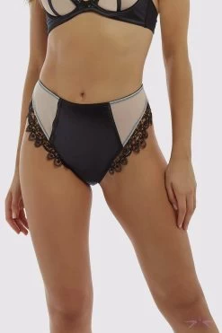Playful Promises Anaise High Waist Brief 15 Playful Promises Anaise High Waist Brief -Sexy Lingerie Shop Mayfair Stockingsplayful promises brief playful promises anaise black highwaist brief 28923480342576 2048x2048 22
