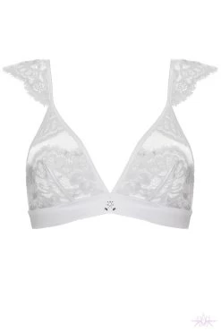 Prelude Marlene White Triangle Bra -Sexy Lingerie Shop Mayfair Stockingsys303 ys303.alb 1 61