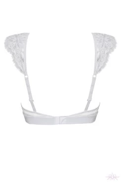 Prelude Marlene White Triangle Bra -Sexy Lingerie Shop Mayfair Stockingsys303 ys303.alb 2 62