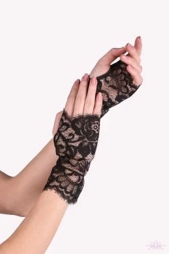 Prelude Marlene Lace Gloves -Sexy Lingerie Shop Mayfair Stockingsyx300 yx300.neg 3 6