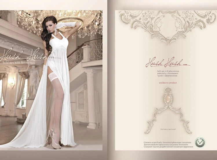 Ballerina Hush Hush Bridal Hold Ups With Pheromones 5 Ballerina Hush Hush Bridal Hold Ups With Pheromones - Image 3