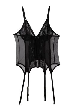 Playful Promises Fallon Basque -Sexy Lingerie Shop playful promises corsets waspies fallon black lace and mesh basque 30244677353520 2000x 3f40d8cb d930 4008 827a 374a09be2350