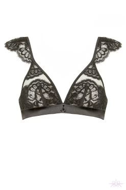 Prelude Marlene Black Triangle Bra -Sexy Lingerie Shop ys303 ys303.neg 1 2 Mayfair Stockings 112