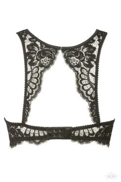 Prelude Marlene Black Fantasy Bra -Sexy Lingerie Shop ys305 ys305.neg 2 2 Mayfair Stockings 118